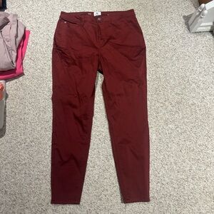 Penningtons Burgundy Skinny Pants